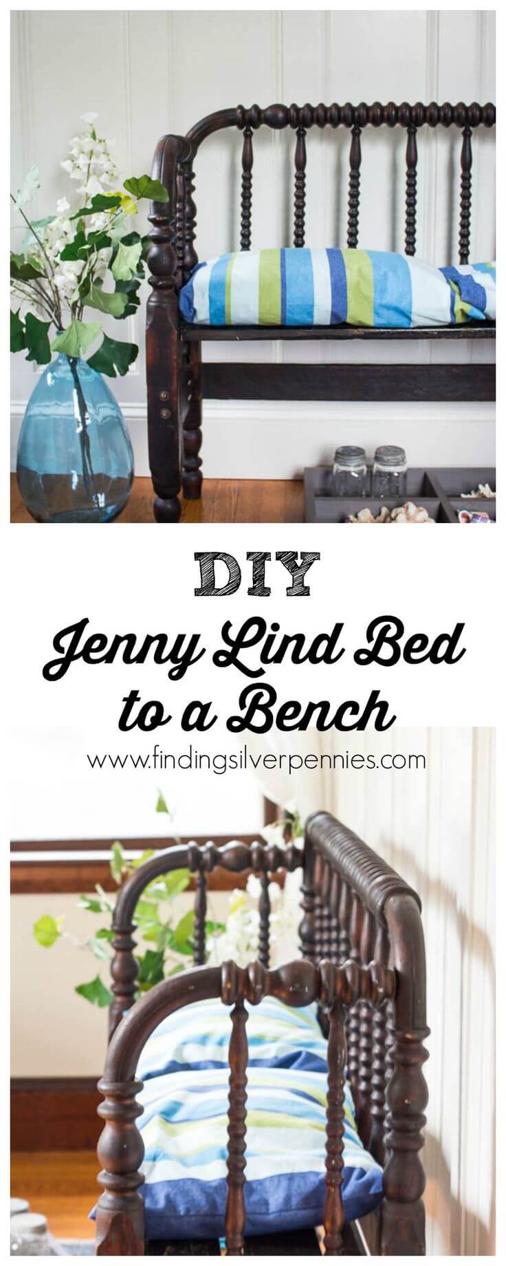 Cozy Spindle Style Indoor Bench