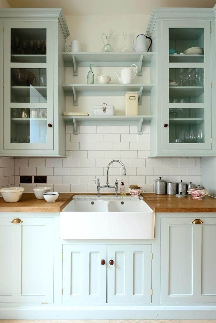 Mint Classic Style Kitchen Cabinets