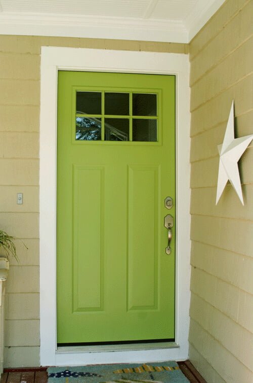 All Things Green Inspired Front Door