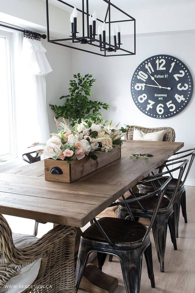 farmhouse table chandelier