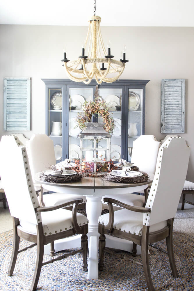 farmhouse table chandelier