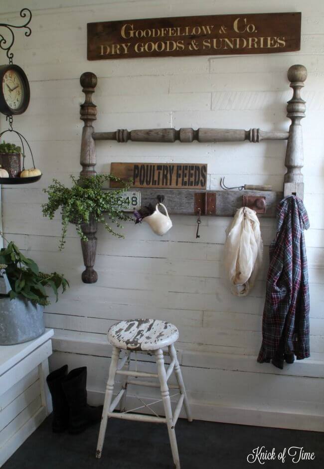 Farm Style Mudroom Coat Hanger