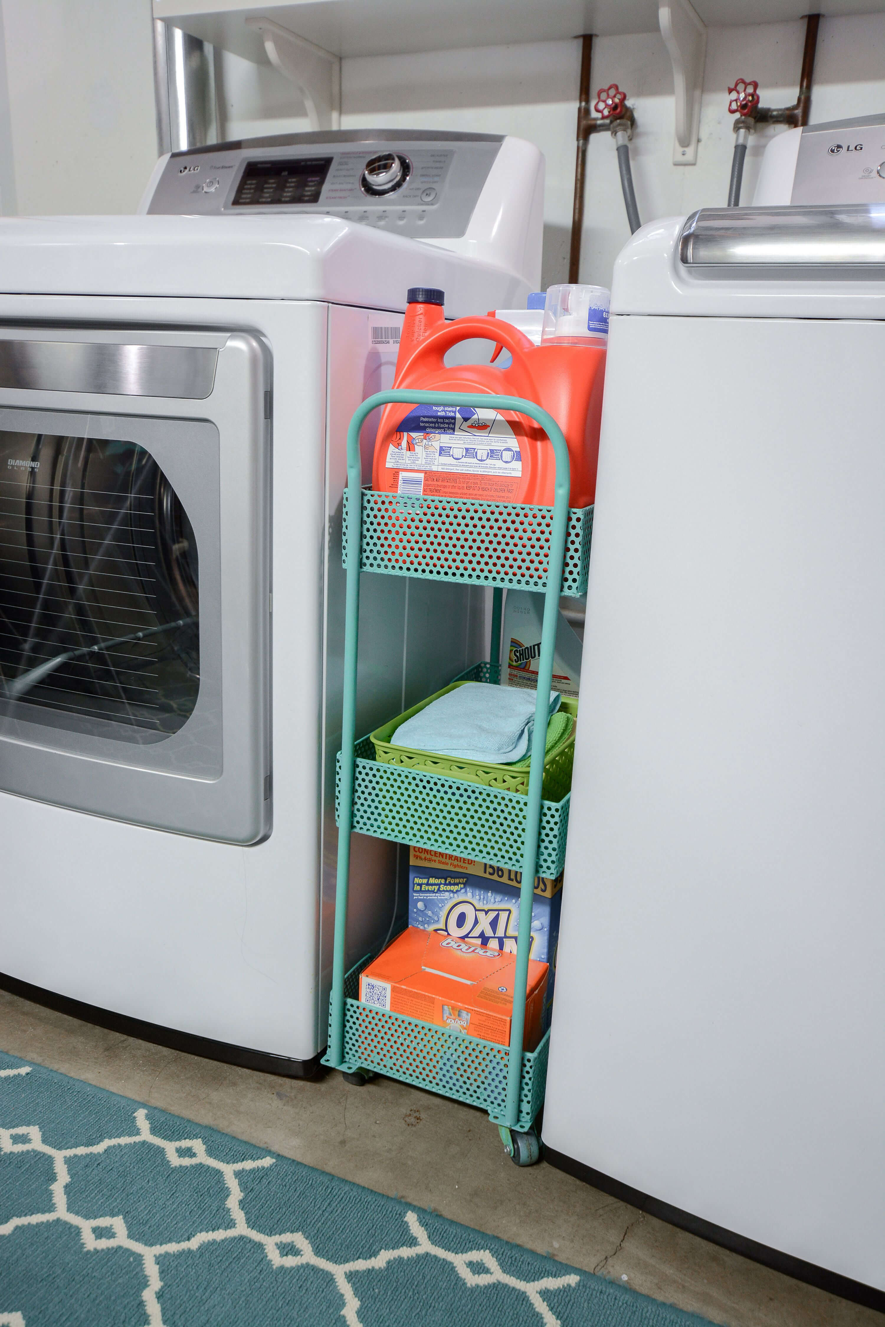 Tuck Away a Laundry Caddy