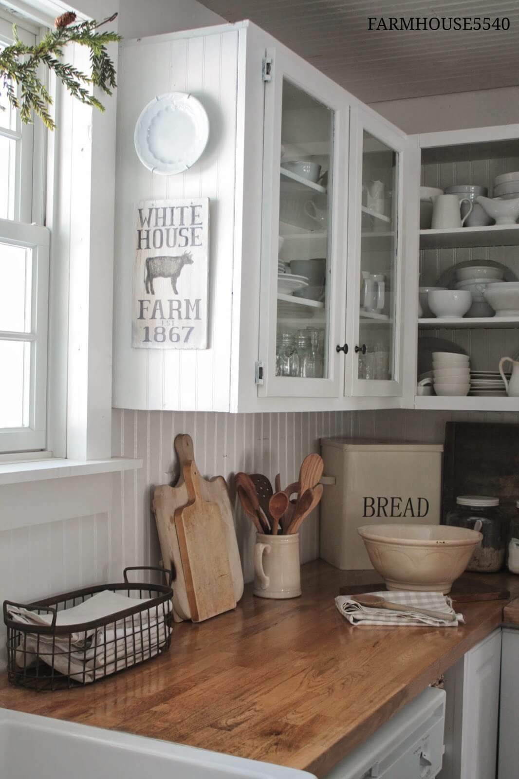 Above Kitchen Cabinet Farmhouse Decor Wow Blog