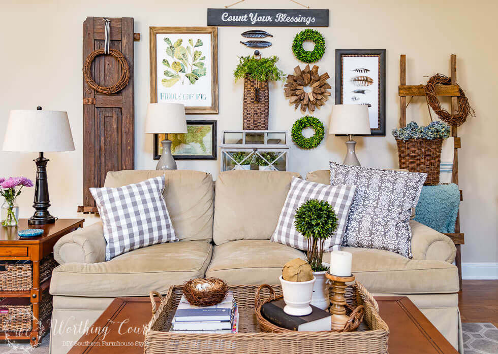 Moss and Greenery Wreaths and Topiaries