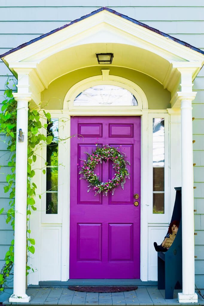 Cool Purple Front Door