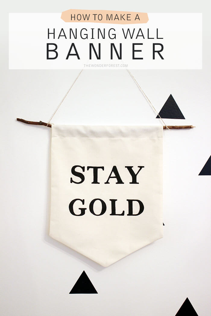 DIY Banner Wall Hanging Decor