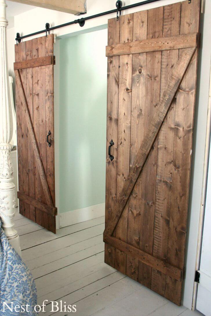 Bi-Parting Double Sliding Barn Door