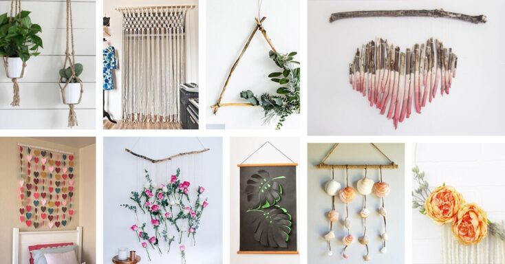 Featured image for 37 Dazzling DIY Wall Hanging Ideas to Decorate Your Walls on a Budget