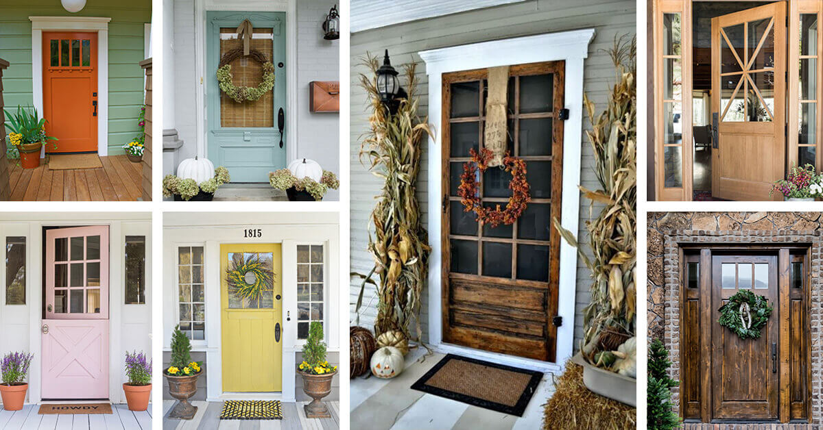 black interior front doors farmhouse