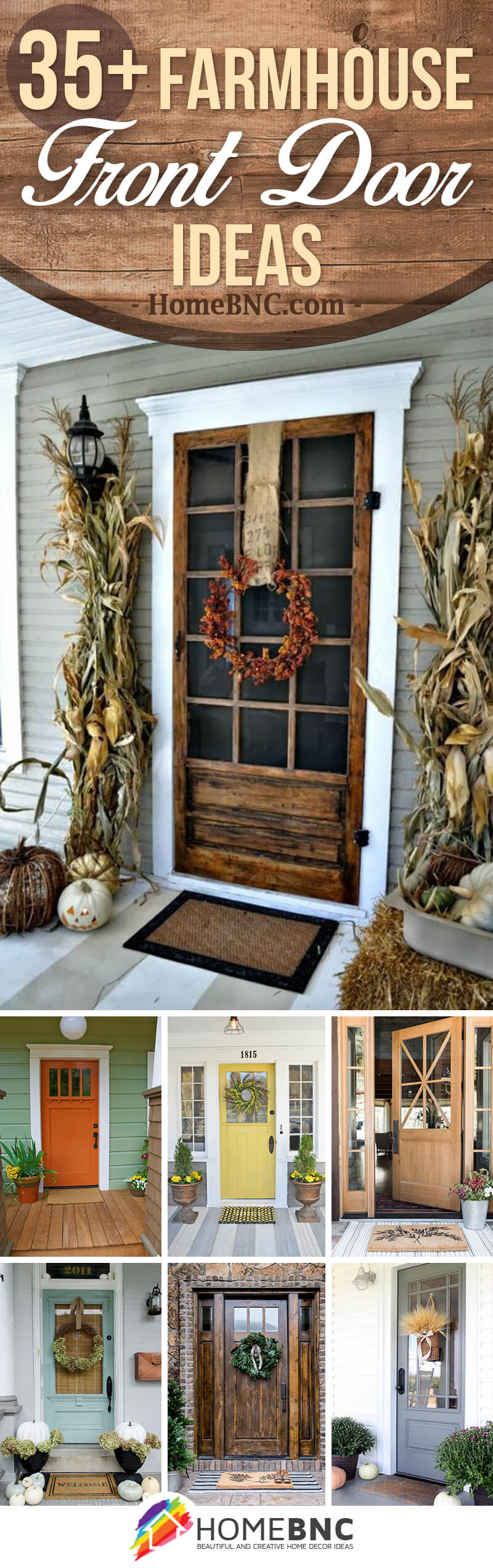 37 Best Farmhouse Front Door Ideas And Designs For 2020