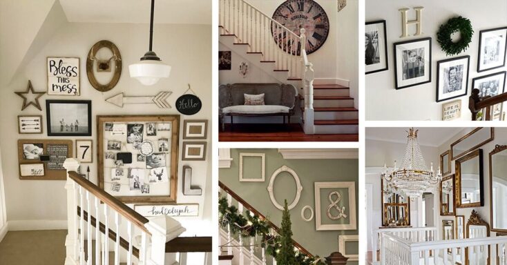 Featured image for 28 Stylish Stairway Decorating Ideas for Displaying Everything from Plants to Pictures