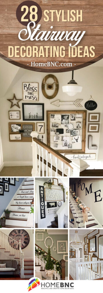 28 Best Stairway Decorating Ideas and Designs for 2023