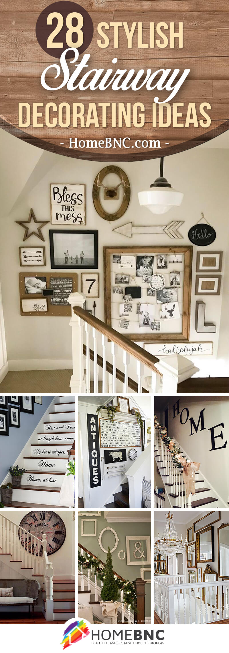 28 Best Stairway Decorating Ideas And Designs For 2019