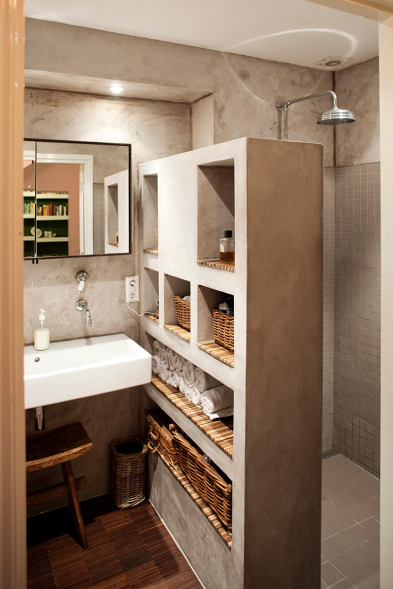 25 Best Built In Bathroom Shelf And Storage Ideas For 2020