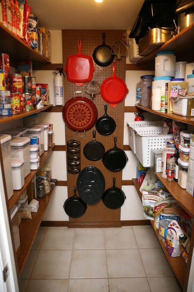 Hanging Pegboard for your Pans