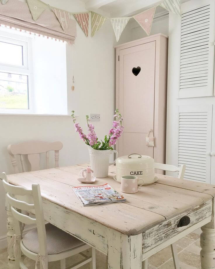 Get It In Pink Everything Pink A Gorgeous Large Pink Kitchen Table