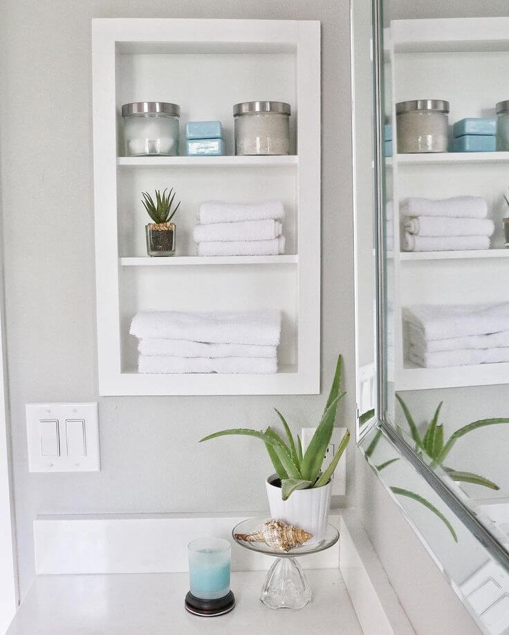 home goods bathroom shelves