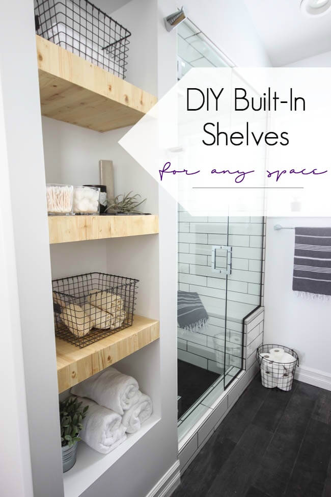 25 Best Built In Bathroom Shelf And Storage Ideas For 2021