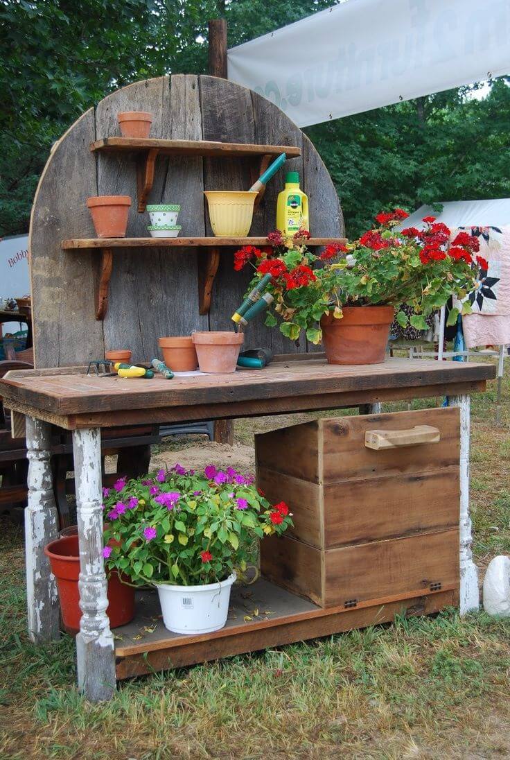 27 Best Potting Bench Ideas and Designs for 2020