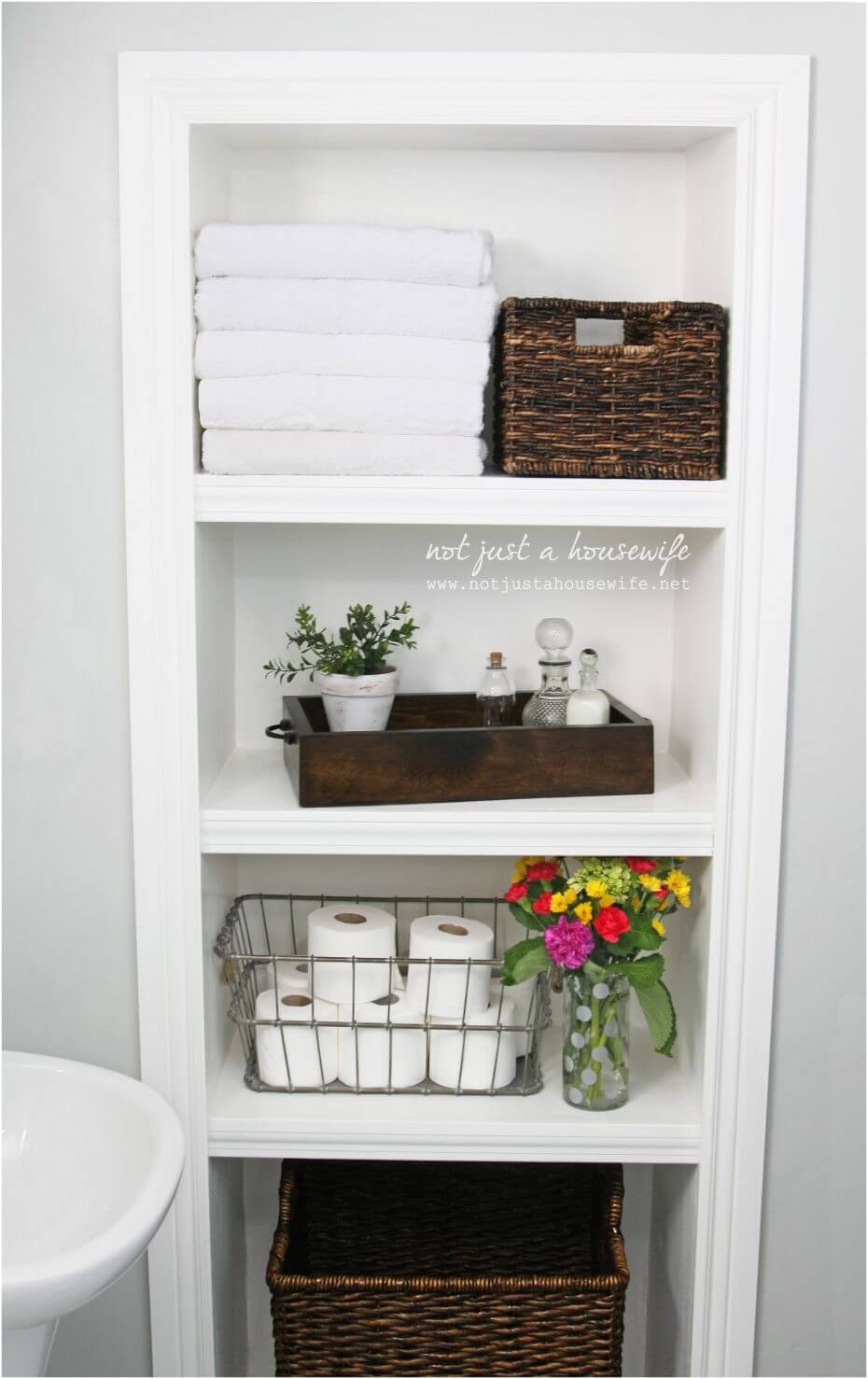 built in shelf decor ideas