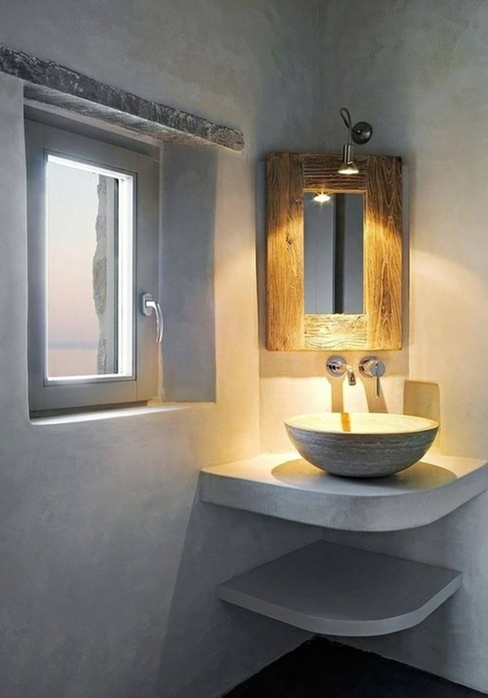 corner bathroom sink ideas