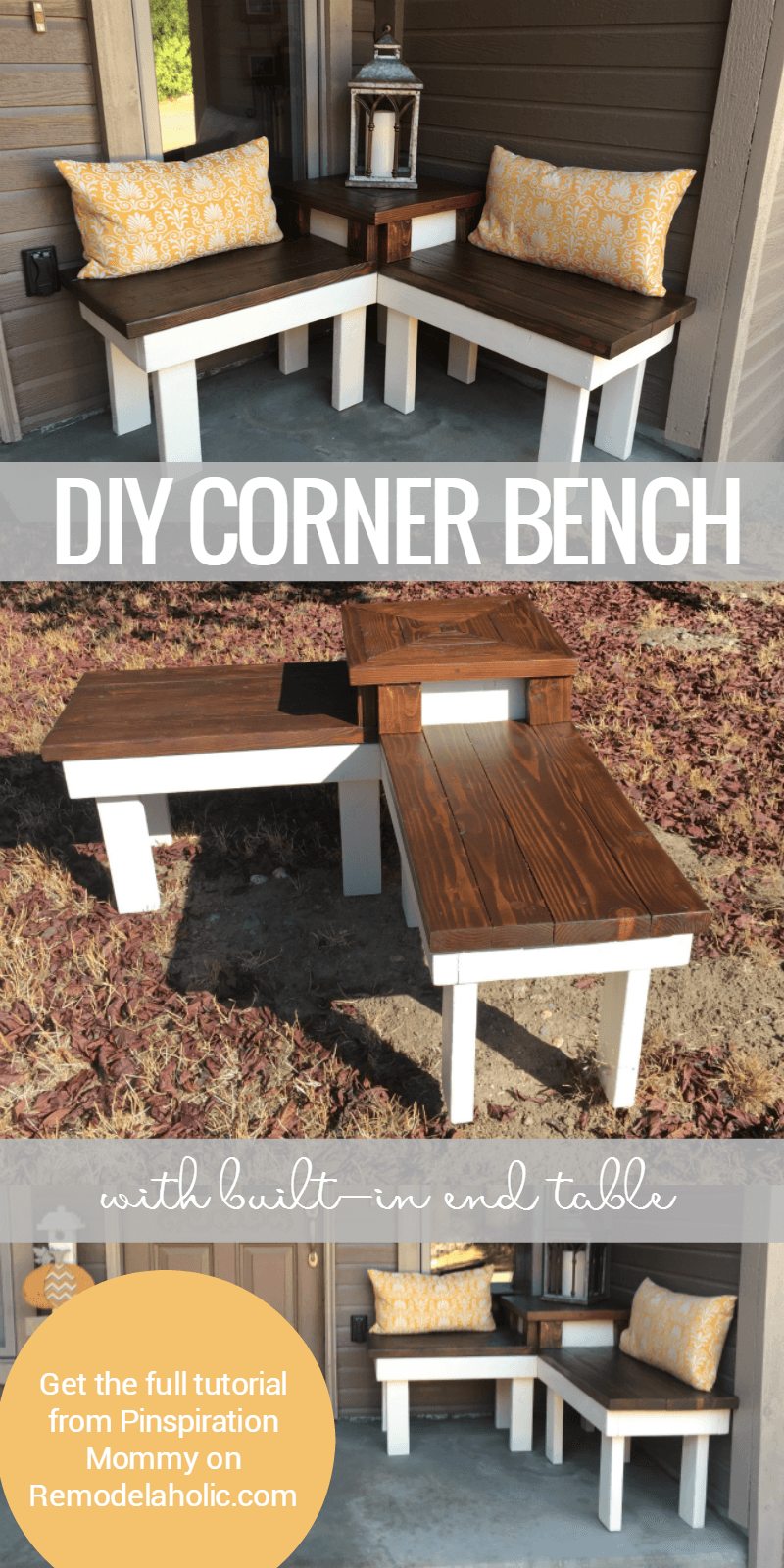 Build Your Own Perfect Corner Bench