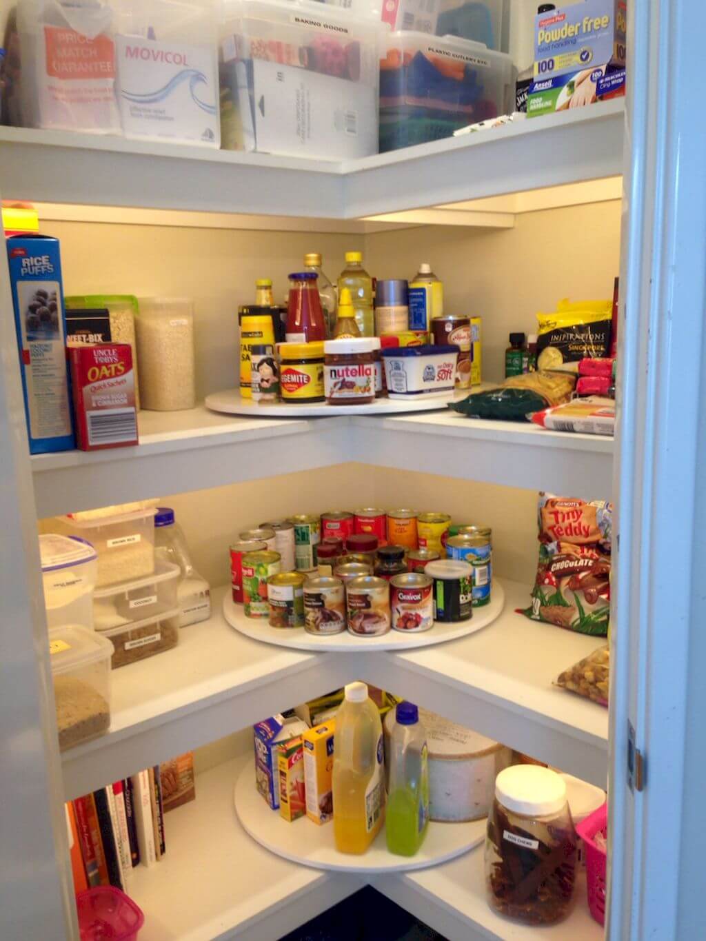 optimal layout food pantry