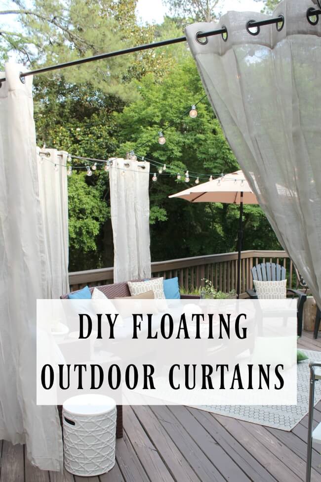 Instant Ambiance with Floating Patio Curtains