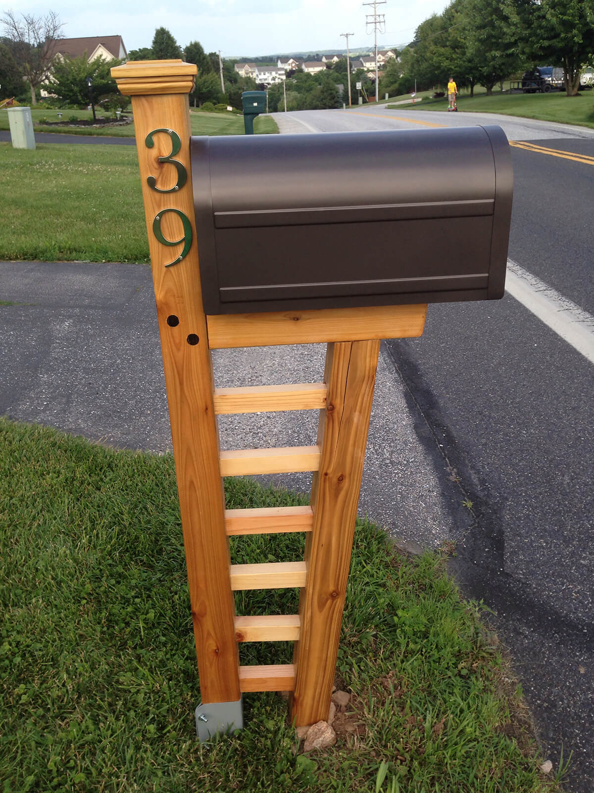 diy mailbox post ideas