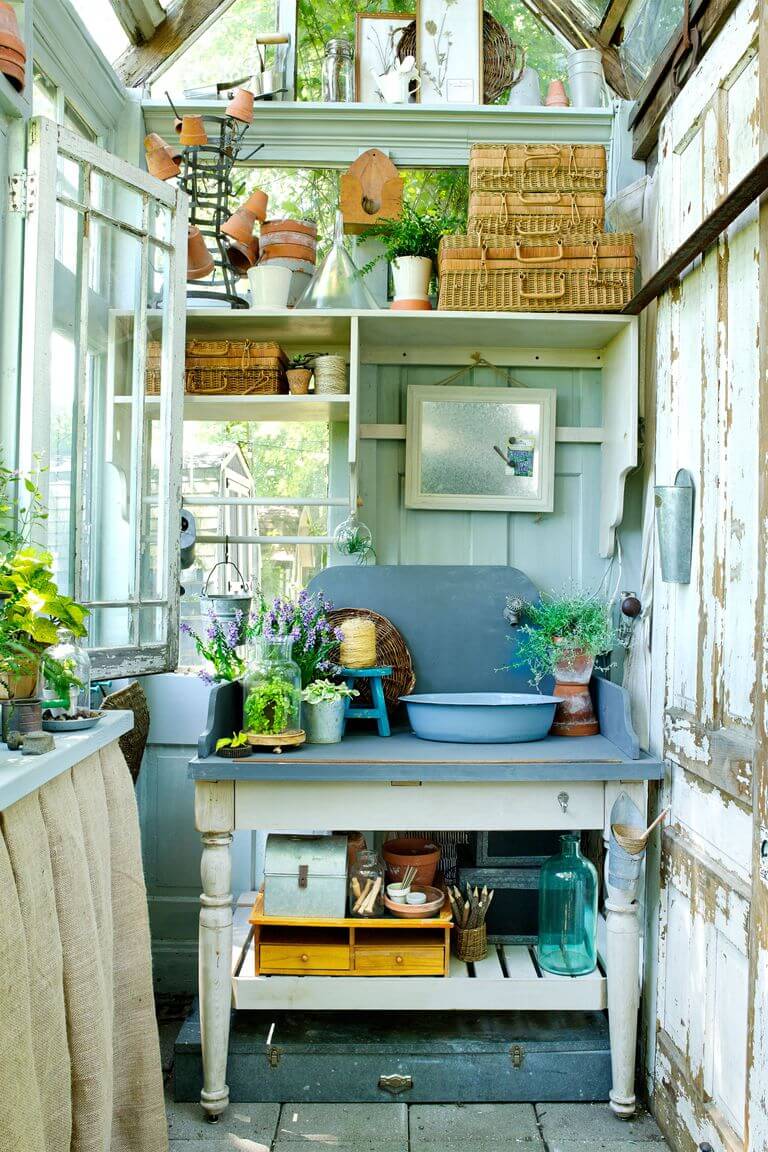 24 Potting Bench Ideas Homebnc 