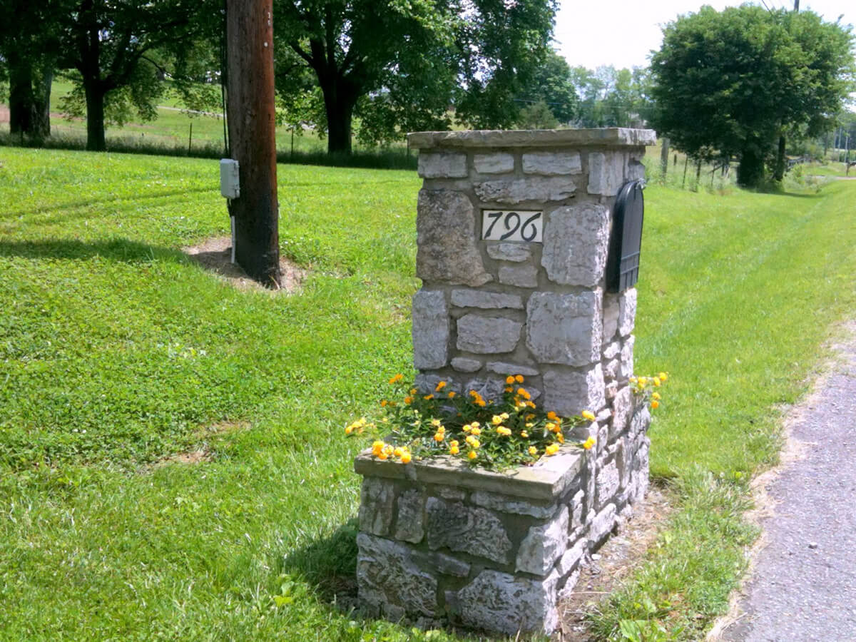 Cottage Style Mailbox for a Country Lane