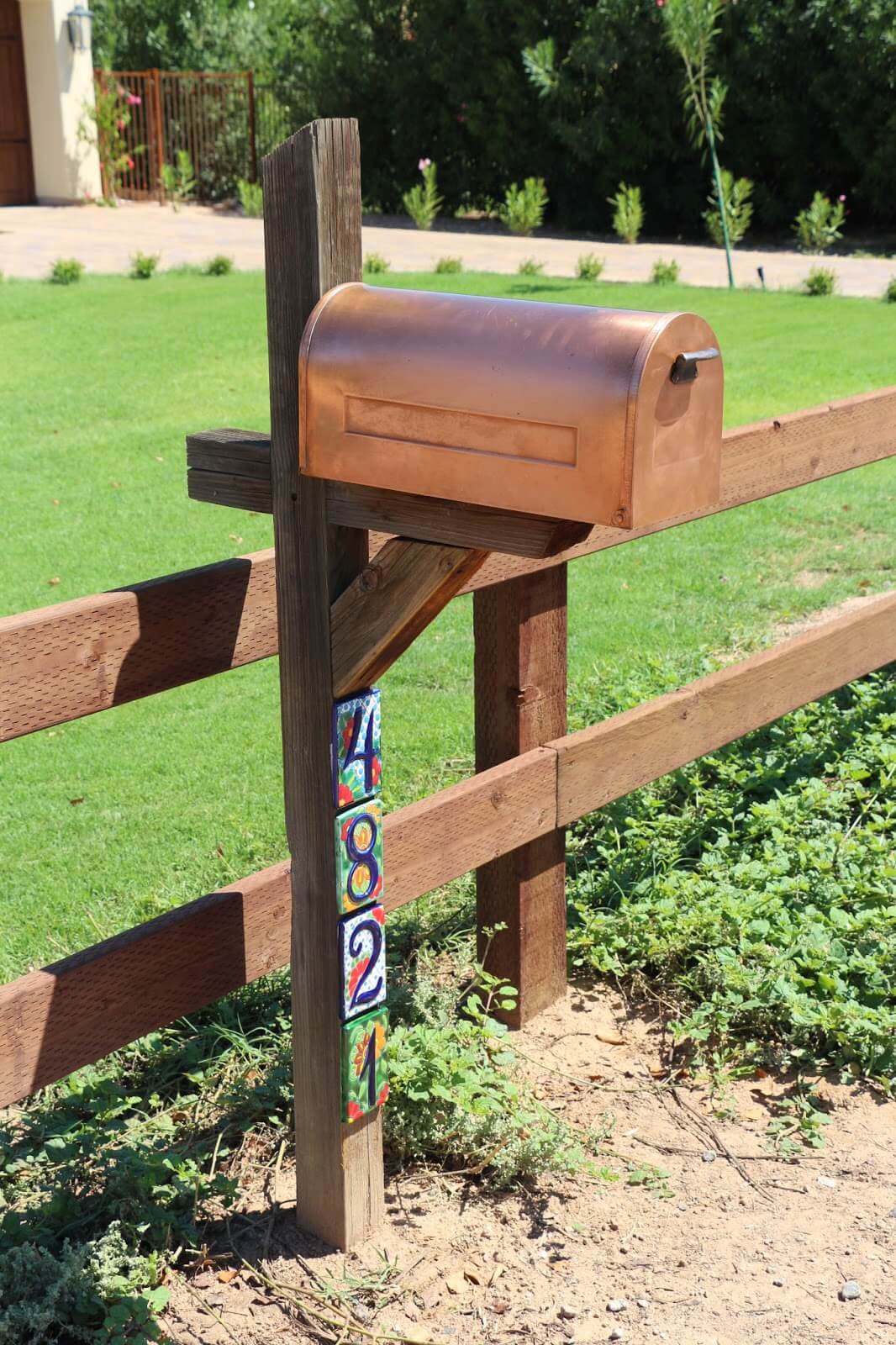 double mailbox post