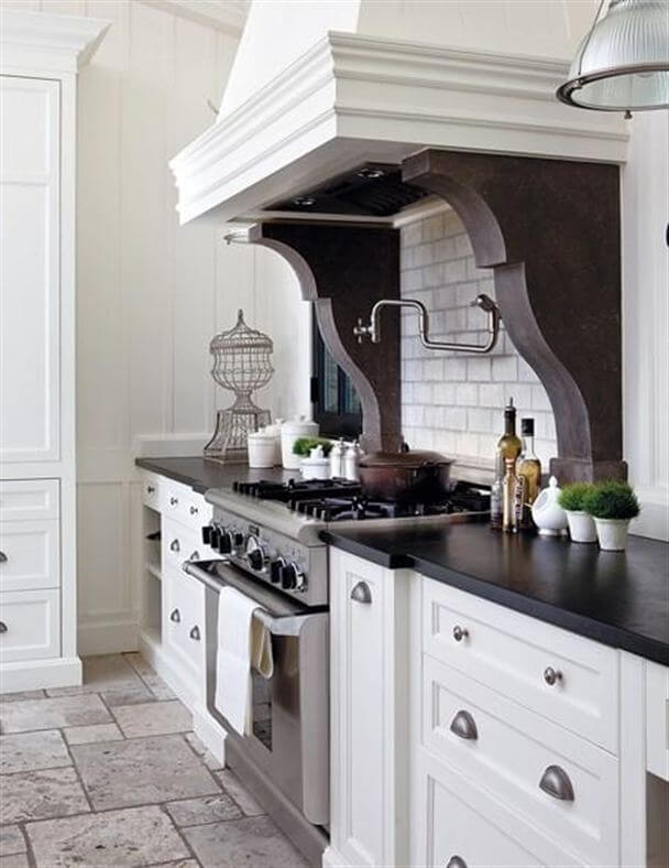 A Black and White Kitchen Color Scheme