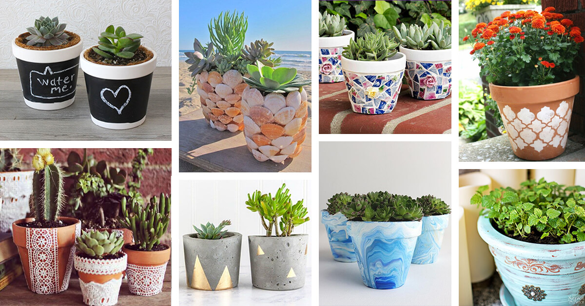 30 Best DIY Flower Pot  Ideas  and Designs  for 2021