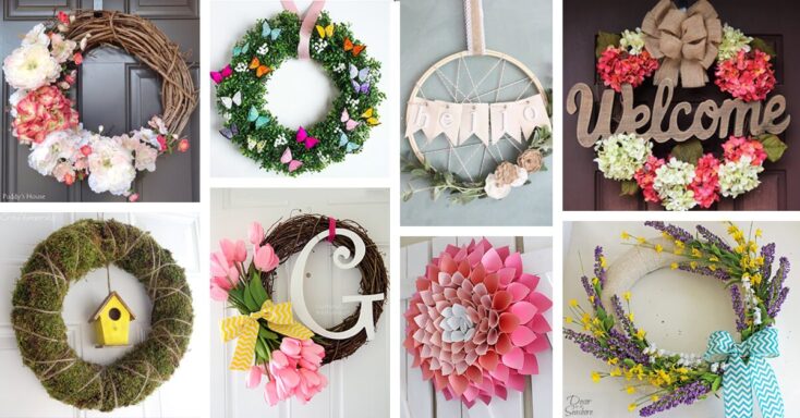 Featured image for 40+ Fresh and Easy DIY Spring Wreath Ideas to Welcome the Season with Style