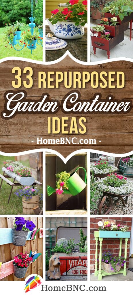 33 Best Repurposed Garden Container Ideas and Designs for 2023