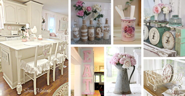 Featured image for 29 Gorgeous Shabby Chic Kitchen Decor Ideas that are Comfy, Cozy and Sweet