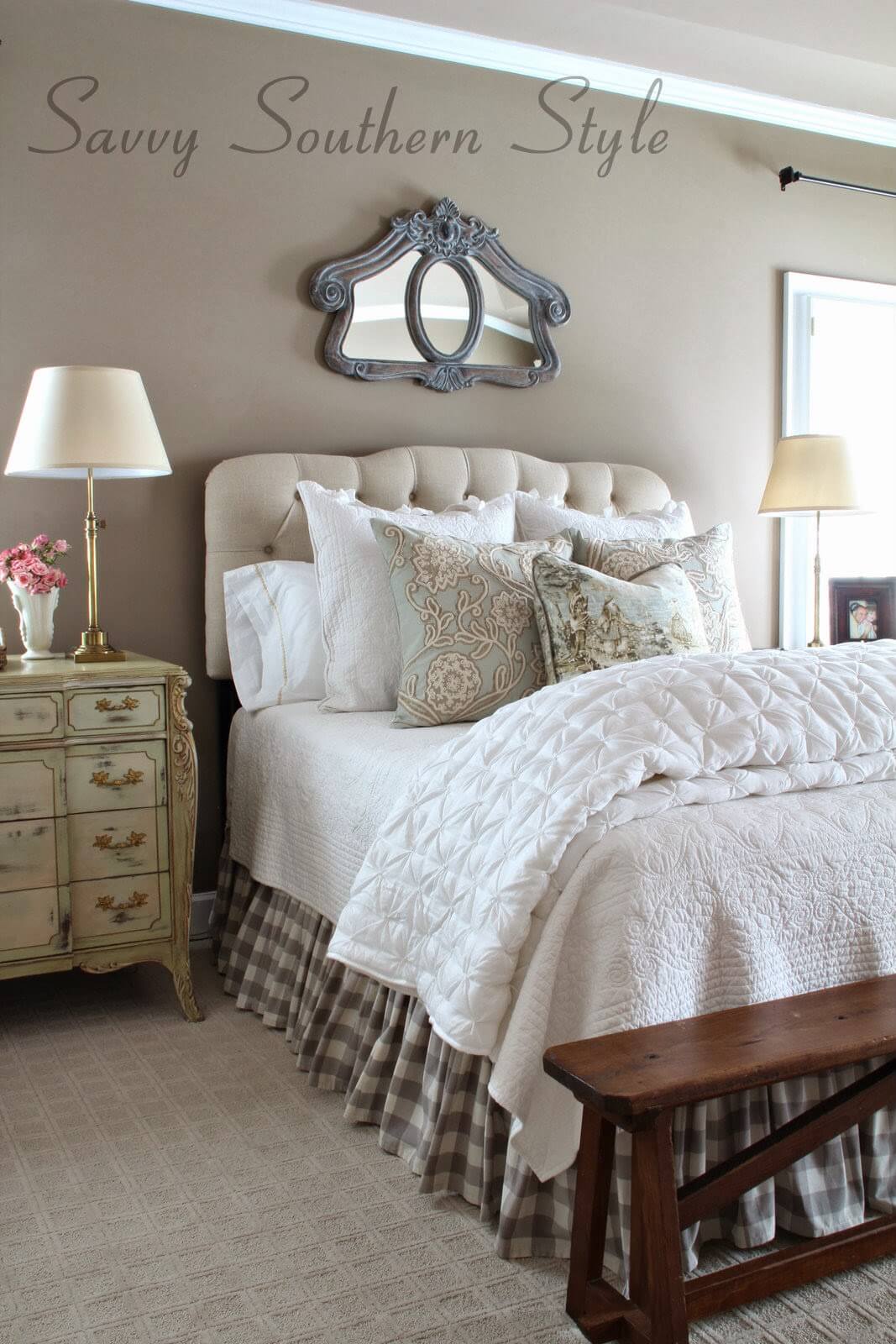 Awesome Country Chic Decor Bedroom Best Home Design   05 French Country Bedroom Decor Design Ideas Homebnc 