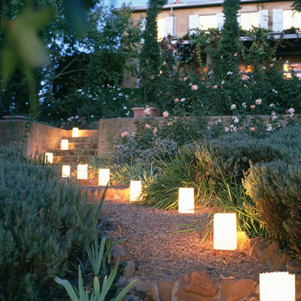 Small Luminaries Going Up the Steps