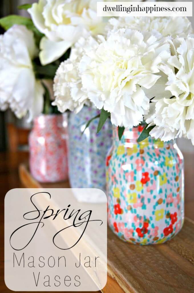 Mooie Bloem Gevuld Mason Jars