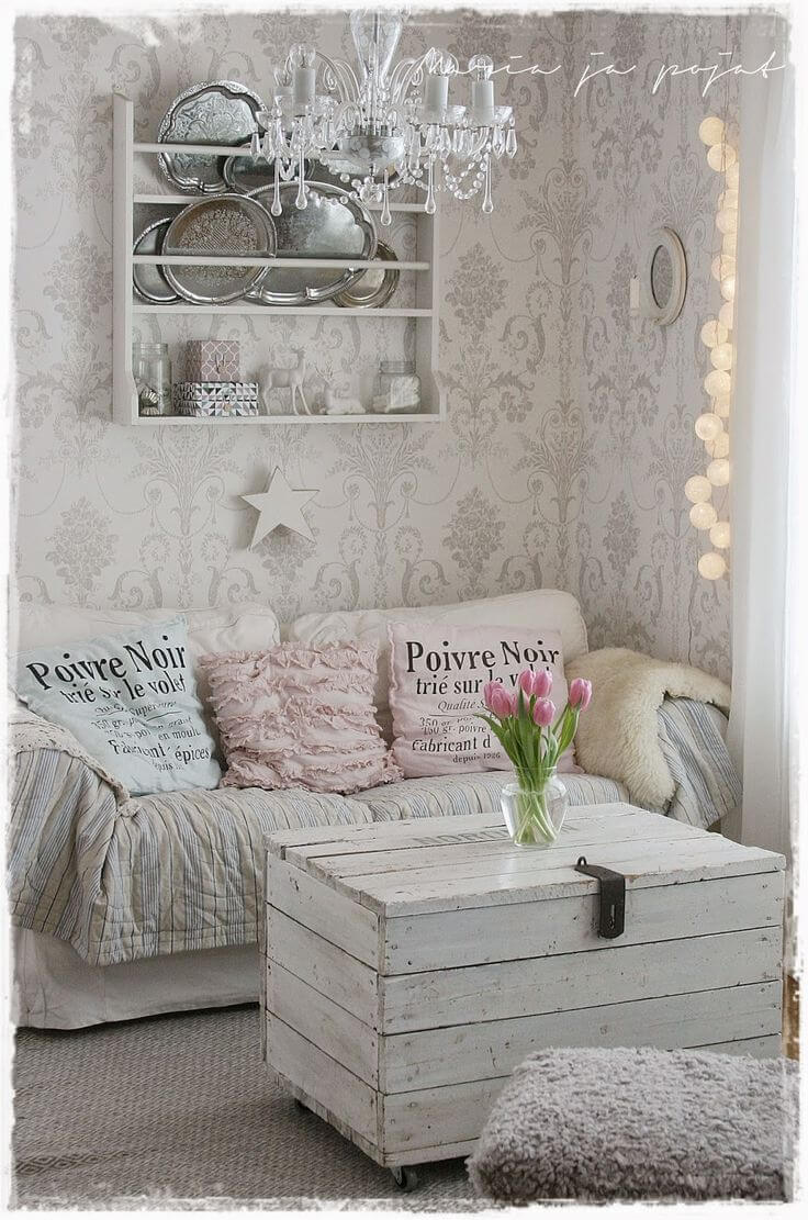 32 Best Shabby Chic Living Room Decor Ideas For 2023   13 Shabby Chic Living Room Decor Ideas Homebnc 