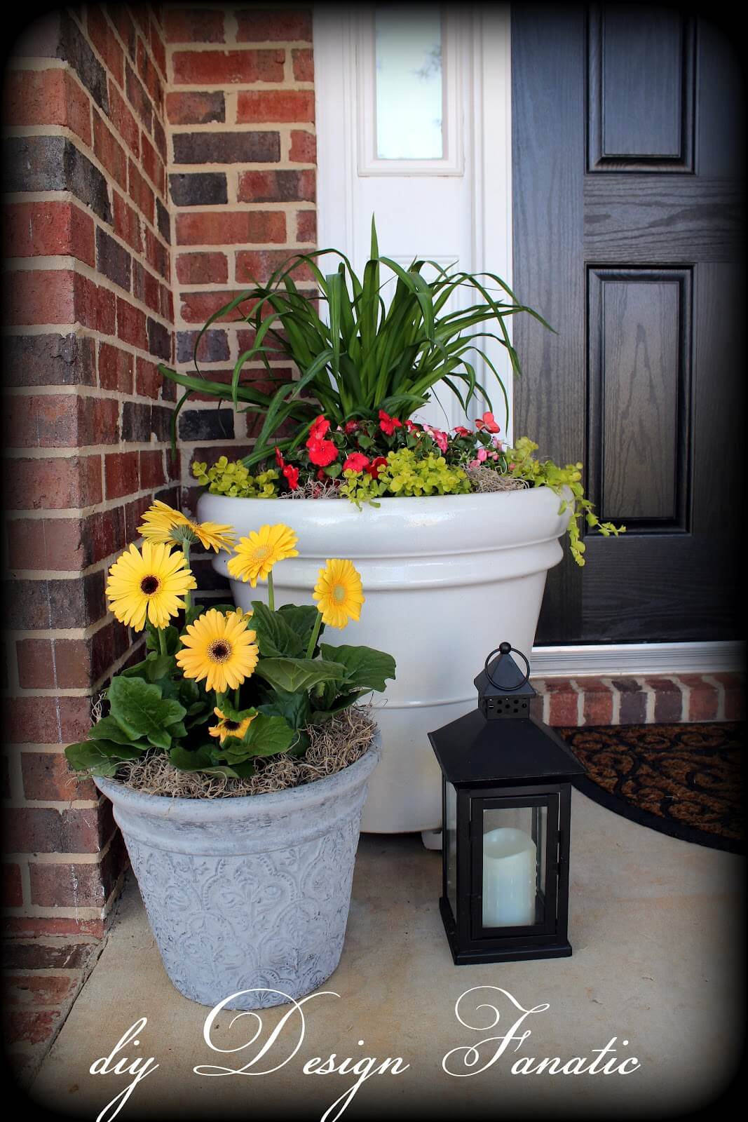 Jardineras grandes con Verduras y Gerberas