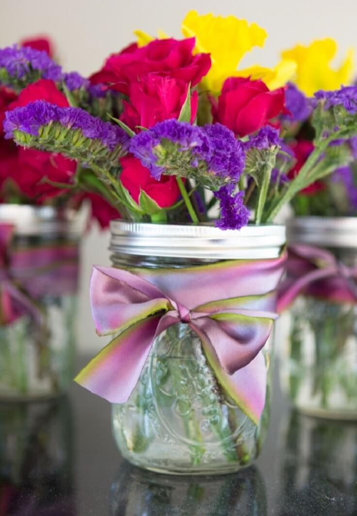 29 Best DIY Mason Jar Flower Arrangements (Ideas and Designs) for 2020