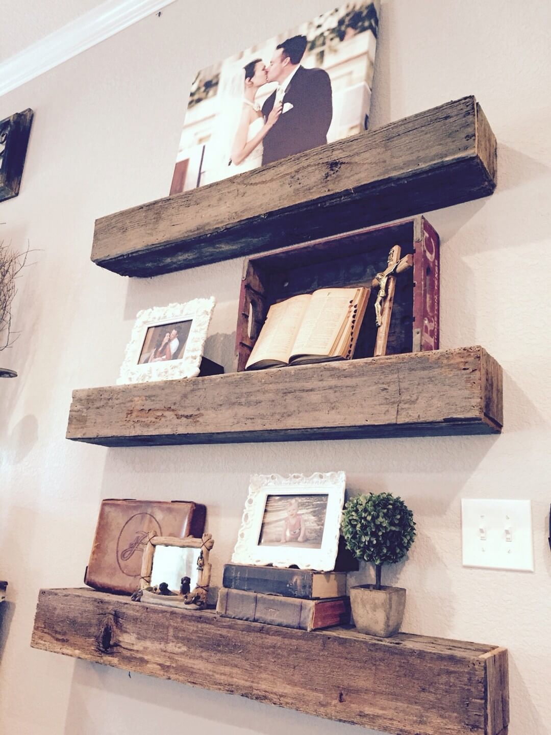 Elevate Your Bedroom Decor With Beautifully Crafted Wooden Shelves