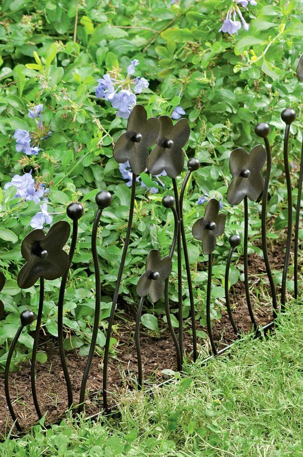 25 Best Lawn Edging Ideas And Designs, Ornamental Metal Garden Edging