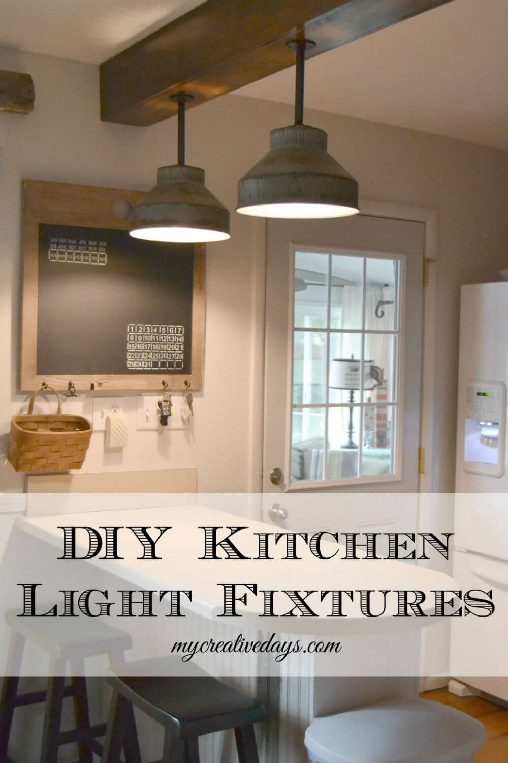 DIY Hanging Kitchen Light Fixtures