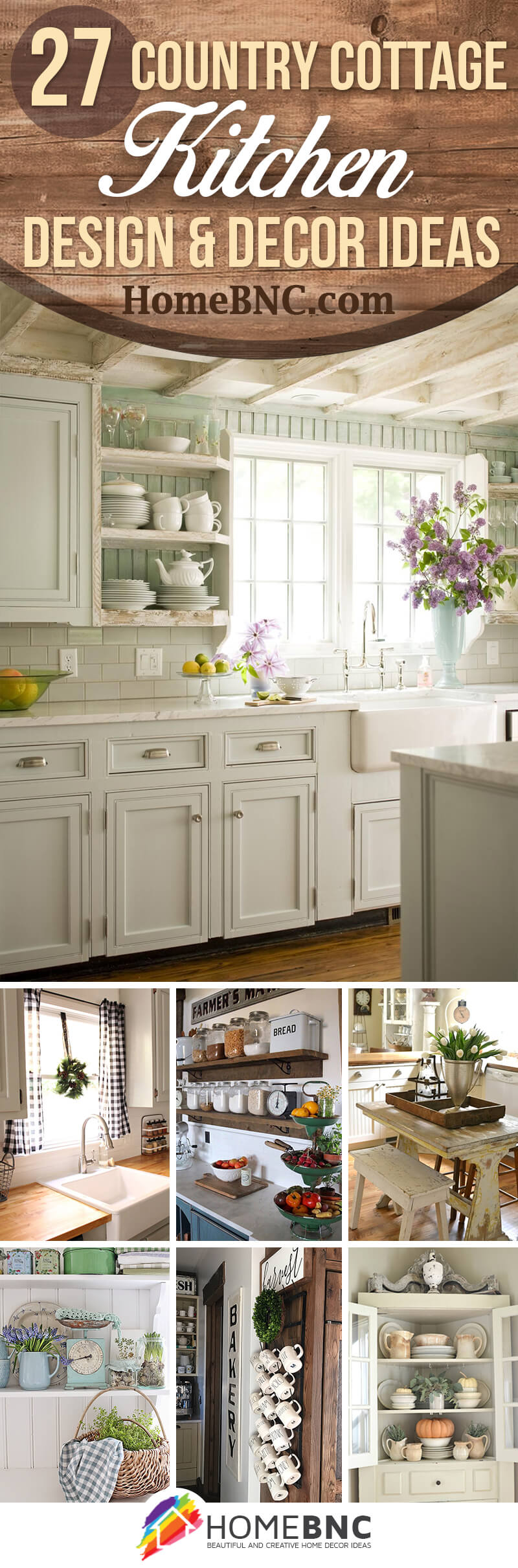 27 Best Country Cottage Style Kitchen Decor Ideas and ...