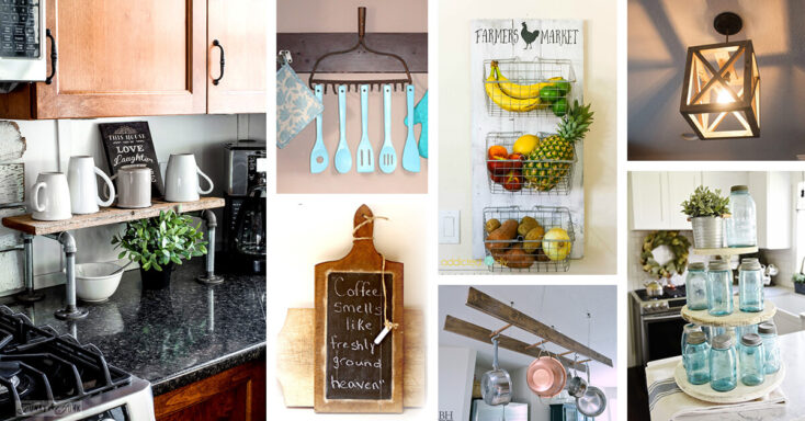 Featured image for 35+ DIY Farmhouse Kitchen Decor Ideas to Upgrade Your Kitchen on a Budget