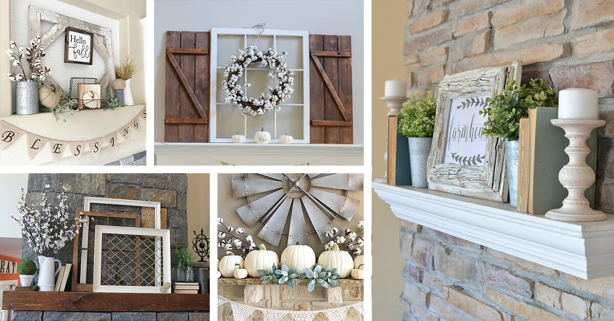 Featured image for “28 Farmhouse Mantel Decor Ideas to Make Your Home Unforgettable for Every Season”